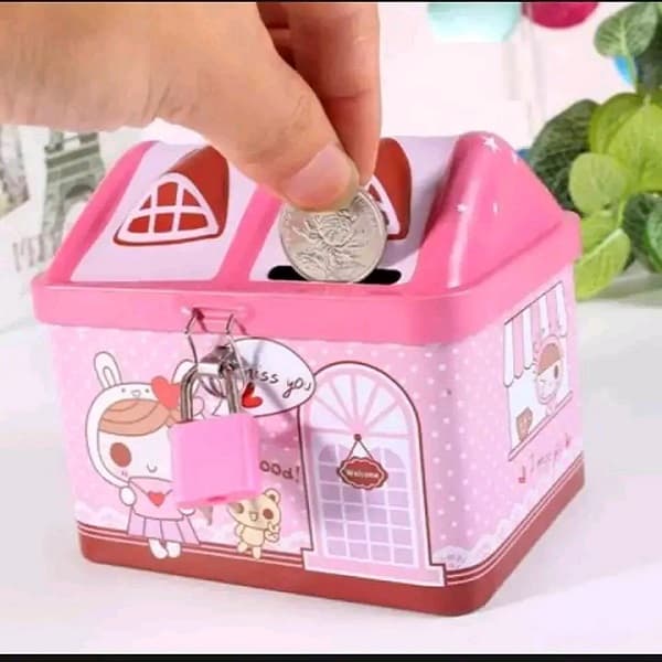House Coin Box- Cute Piggy Bank