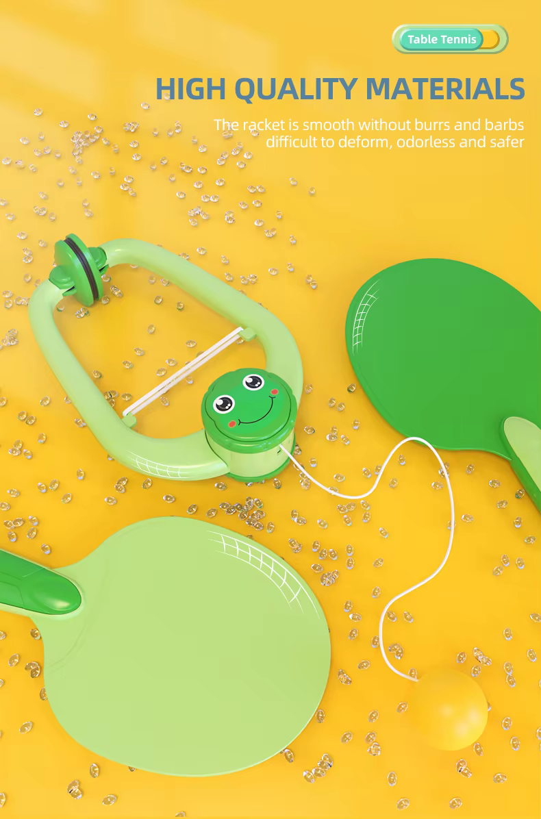 Adjustable Hanging Table Tennis Trainer Set - Indoor Ping Pong Self-Training Equipment